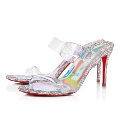 Sandalias Just Strass Christian Louboutin Mujer - Rosas/Multicolor - 3205089M816
